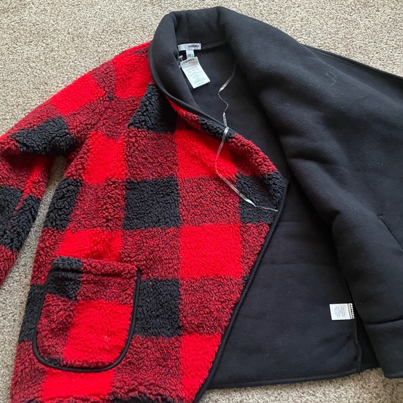 Somona plaid sweater cardigan - Picture 3 of 5